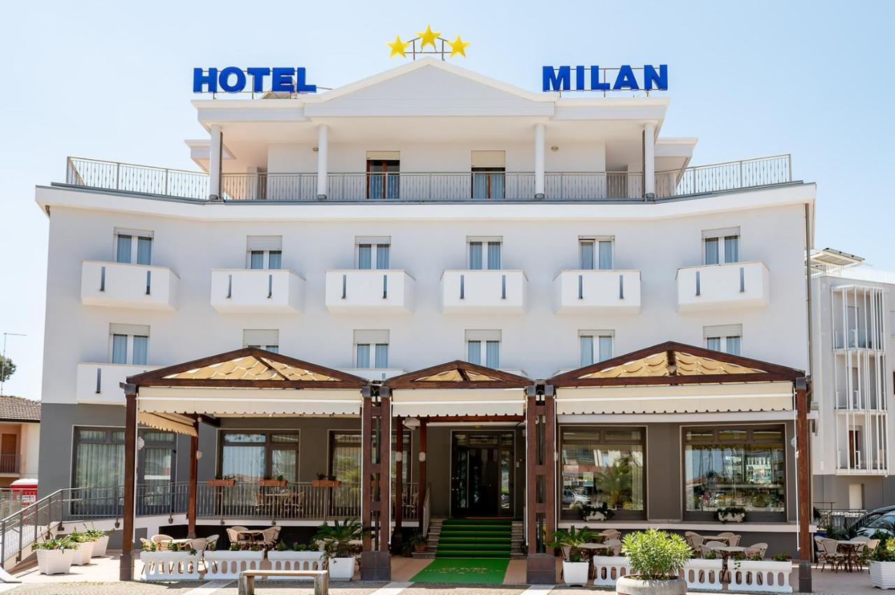 Hotel Milan Rosolina Mare Eksteriør billede